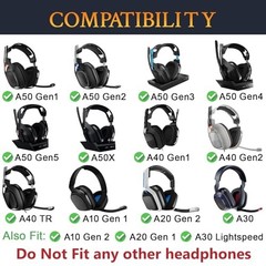 4Pcs Microphone Cover for Astro A10 Gen 1/2, A20 Gen 1/2, A30/A30 Black