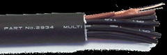 Mogami W2933-328-BLACK W2933 328 Black Wire Snake Cable 12pr 328ft