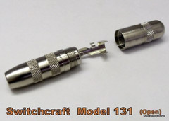 SWITCHCRAFT 131 1/4″ TRS Female Cable Mount 3-Conductor Extension Jack