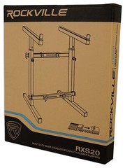 Rockville Portable Adjustable Mixer Stand For Mackie 1402VLZ4 Mixer