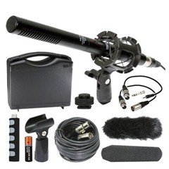 Zoom LiveTrak L-8 Portable Podcast Recorder + Shotgun Microphone Top Accessories