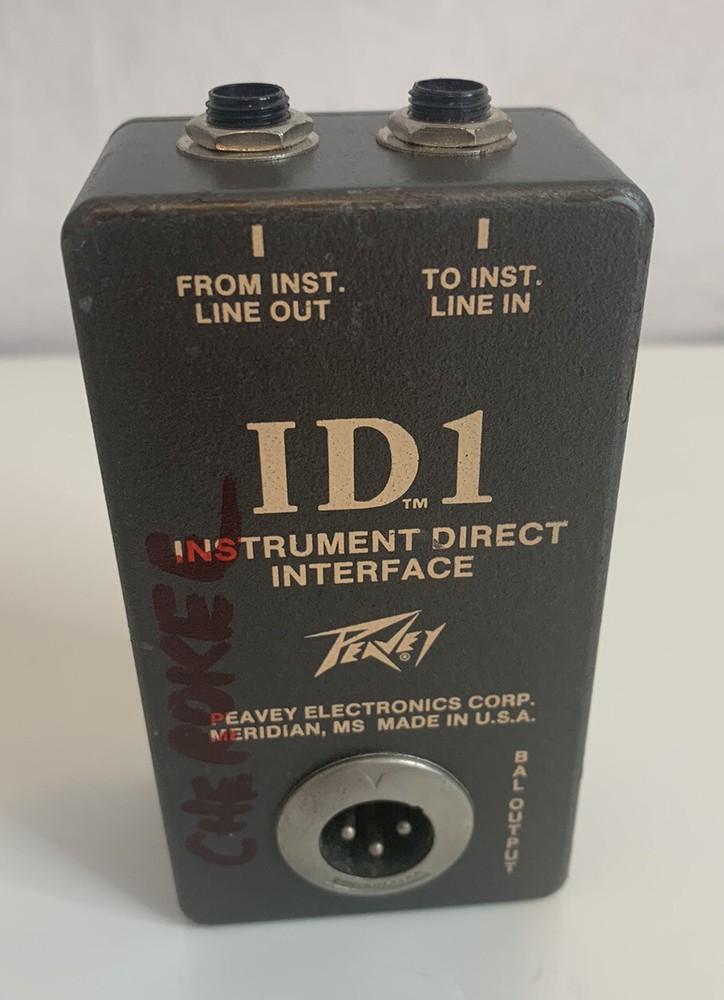 Peavey Instrument Direct interface ID1 Made In The USA