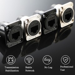 Panel Mount D Type USb3.0/2.0 Hdmi Female-Female Metal Connector Jack Socket