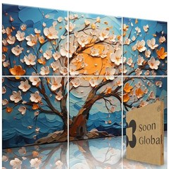 Acoustical Wall Panels Art Acoustic Panels, Decorative 72 X 48 Inches Canvas