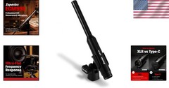 Precision Omnidirectional Condenser Microphone for Room Calibration & Sound T…