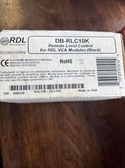 RDL RLC10K Remote Level Control (for RDL VCA Modules) Brand New Factory Sealed.