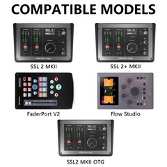 Audio Interface Storage Case, with SSL2 MKII and SSL2+ MKII Audio Interfaces,…