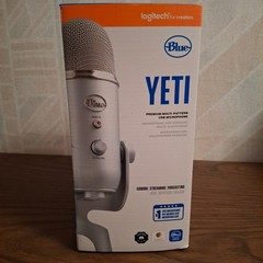 Logitech Blue Yeti Premium Multi-Pattern USB Microphone Gaming Streaming Podcast