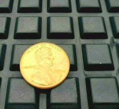 1/8″ Thick Square Stick on Rubber Feet for electronics 1/2″ Wide Square Adhesive