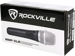 RMP-XLR Dynamic Super Cardioid Microphone, 10Ft XLR Cable, Rugged Plastic Body,