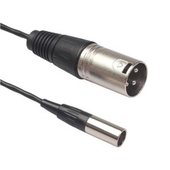 3X 3 Pin Male to 3 Pin Male XLR Plug Audio Cable XLR Male to XLR Male2517