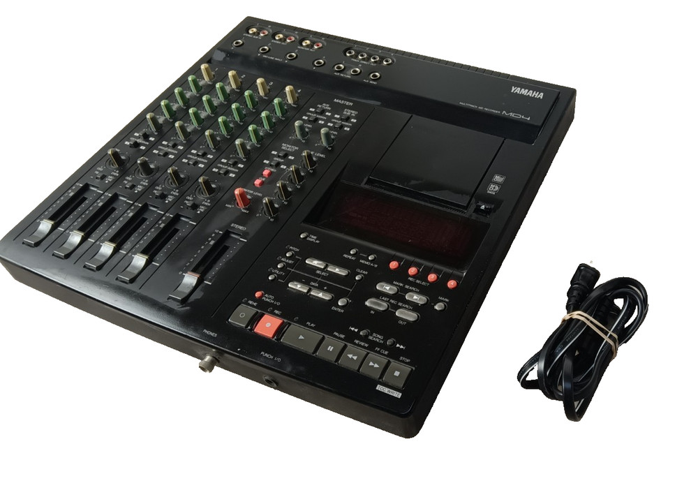 Yamaha MD4 Digital Recorder Console 4 Tracks 2-Band EQ RCA 1/4″ Inputs Studio
