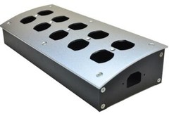 HIFI Chassis US AC Power Strip Bar Distributor Aluminum 10 Outlet Box HIFI