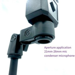 Improved Mic for stand Microphone Holder Improved Audio Recording Fits Various