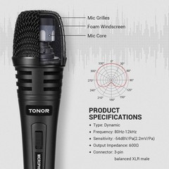 K1 Handheld Microphone with Mute Function – Perfect for Singing