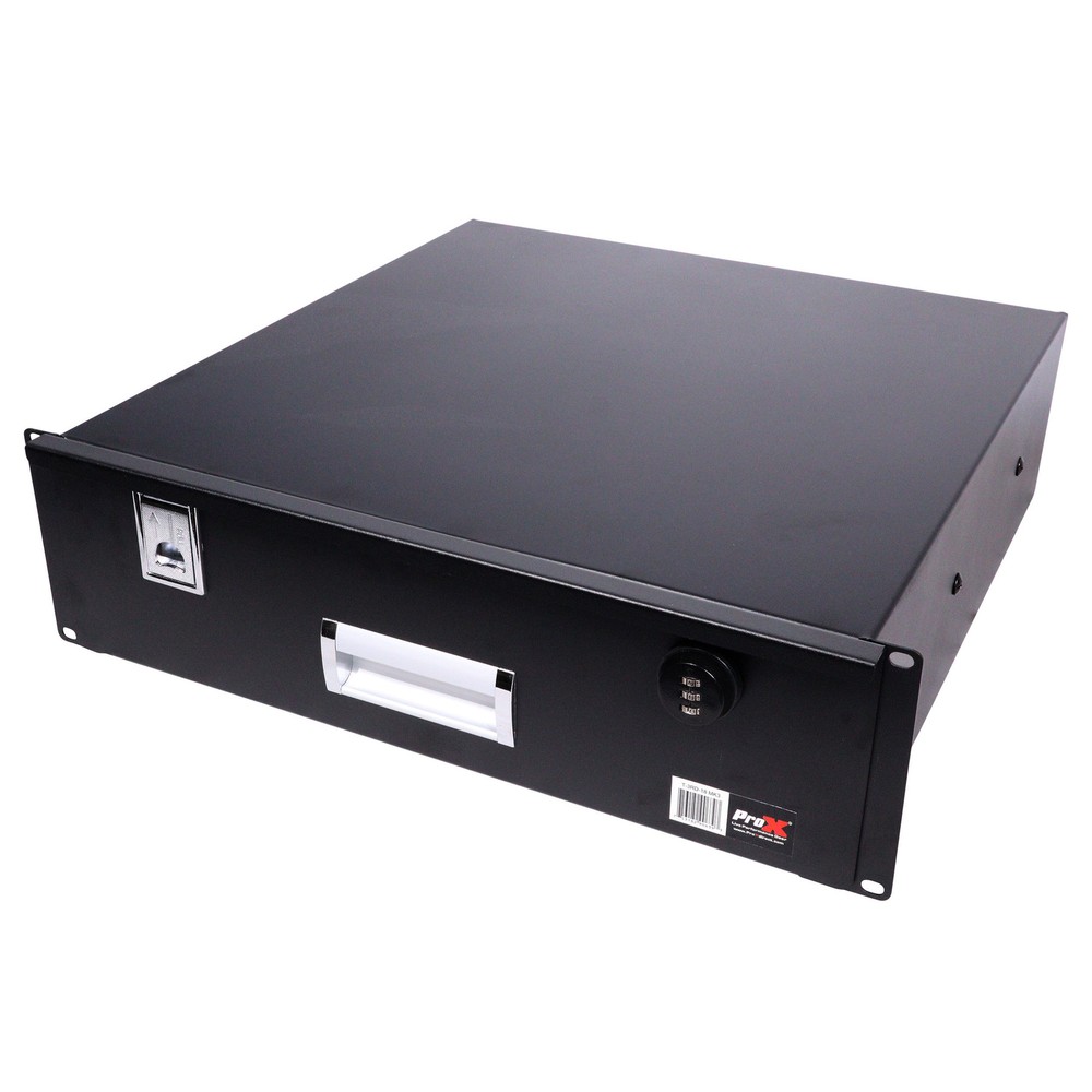 ProX T-3RD-18 Heavy Duty 18″ Deep 3U Metal Locking Rackmount Drawer For 19″ Rack