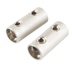 0Gauge Wire Butt Connectors 0 GA Ground Splice 0GA 2PCS, Silver