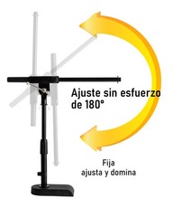 Adjustable Microphone Stand with 15.75″ Boom Arm for Drums and Tables