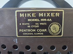 Vintage Pentron MM-4A Audio Mike/Mic Mixer Rare