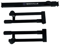 Rockville Z55 Z-Stand Adjustable 2-Tier Keyboard Stand w/Shelf + Travel Bag