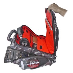 Rockville Travel Case Camo Backpack Bag For Behringer XR18 Mixer