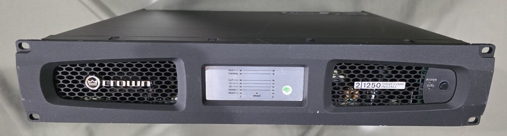 DCi 2|1250 Two-channel, 1250W @ 4Ω Analog Power Amplifier, 70V/100V Super Clean
