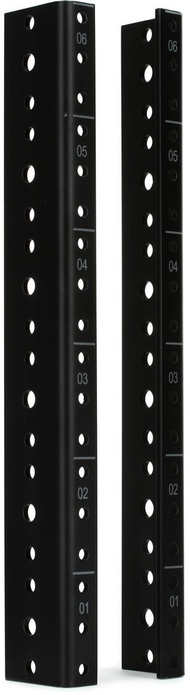 Gator GRW-RACKRAIL-06U Rack Rail Set – 6 Rack Spaces (3-pack) Bundle