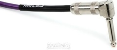 Lava Cable Retro Coil Silent Instrument Cable Metallic Purple, 20′