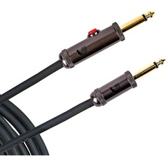 Planet Waves Circuit Breaker Instrument Cable Latching Straight Plug 10 ft Black