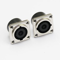 10pcs For Speakon For Neutrik NL8MPR Loudspeaker/Amplifier Pole Panel Connector