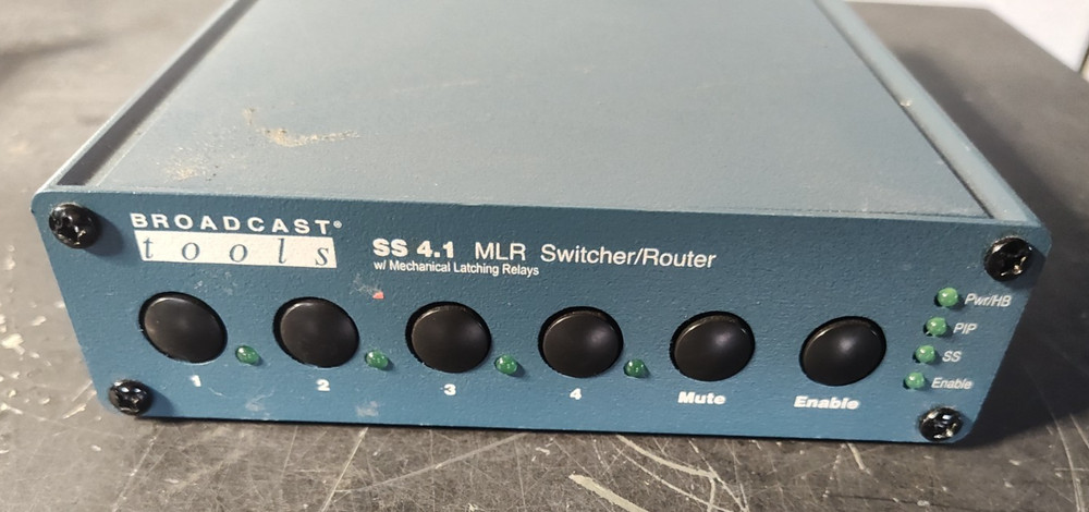 Broadcast Tools SS 4.1 Plus Audio Switch/Router