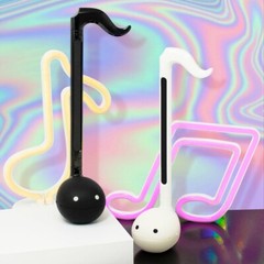 Otamatone – colors – pink- yellow – blue -musical notes shaped – Japan exclusive