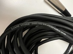 LiveWire (Live Wire) Shielded Balanced 20ft Patch Cable – 1/4″ to XLR