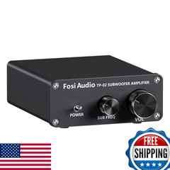 Fosi Audio TP-02 Subwoofer Amplifier Home Audio Mini Bass Amp Mono 220W