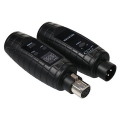 UHF Wired Microphone to Wireless Mic System Converter Transmitter Receiver V3G7