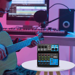 Channel Mixing Console Sound Live Studio Audio Mixer USB Bluetooth US