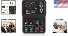 Compact USB Audio Interface for PC – 2-Channel XLR & 3.5mm Microphone Input