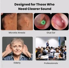 Jabees HearLink 3-in-1 Hearing Enhancement Device – Pocket Talker, Long-Range Li