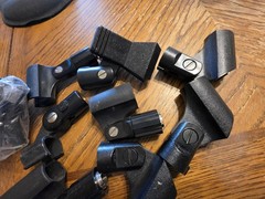 9 Mic Clips, Various Brands