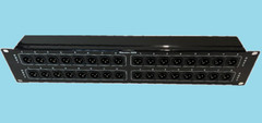 Mamba 32XDB – 32 XLR Male to 4 DB25 Tascam Analog Pinout Patch Bay
