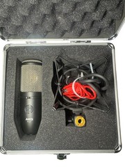 AKG P420 Microphone Multi-Pattern Condenser Microphone with Shock Mount & Case