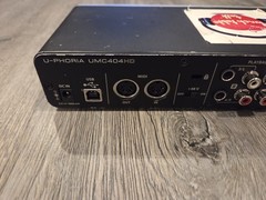 Behringer U-Phoria UMC404HD USB Audio Interface and TWO (2) Cables No Power Cord