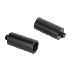 2Pcs CAMVATE 2″ Length Mic Stand Clip Adapter 5/8″-27 Female to 3/8″-16 Male