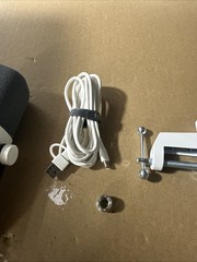 FIFINE AM8T USB/XLR Dynamic Cardioid Mic, RGB, Tap Mute, Boom Arm, (WHITE)