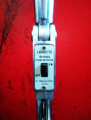 Vintage 1960’s Lafayette 99-45460 dynamic microphone Hi Z Calrad w cable & stand