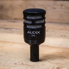 Audix D6 (D-6) Dynamic Instrument Microphone Kick Bass Drum Amp Mic U284788