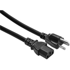 Hosa 14 AWG Grounded Power Cord 15 Foot