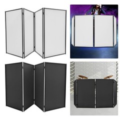 DJ Foldable Booth Panel Portable Facade Event Cover Screen Detachable w/ Bag