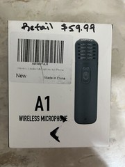 A1 Wireless Lavalier Microphones for iPhonees (USB C Port) – NIB Sealed