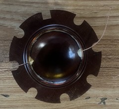 Unbranded 3.5” Dark Brown Speaker Diaphragm